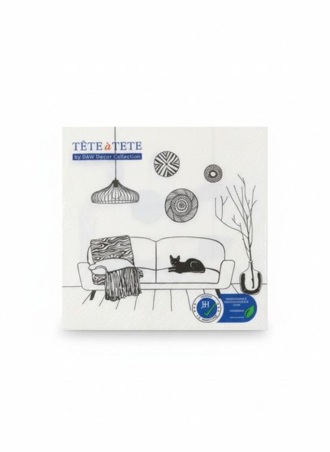 Serwetki TaT mix papier [mm:] 330x330 Paw (TL129700)
