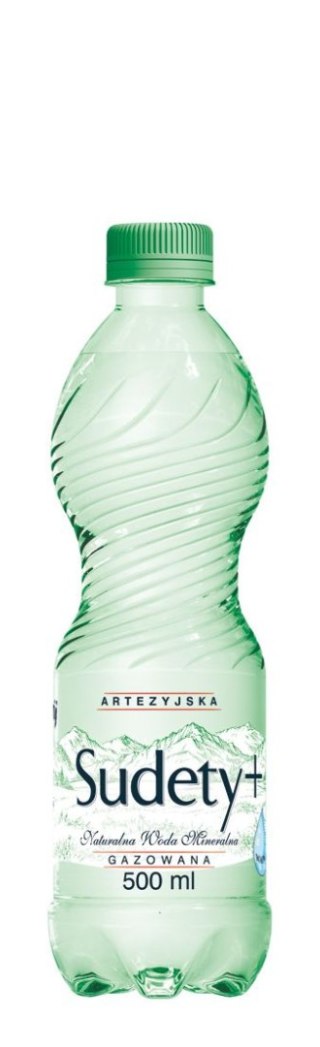Woda gazowana 0,5L Sudety