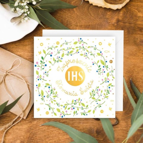 Zaproszenie KW Komunia Listki Henry (5908451982348)