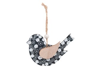 Zawieszka Drewniana ptak czarny (2221725)