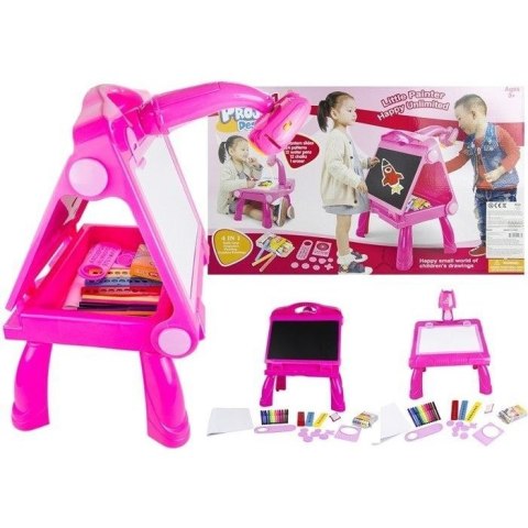 Zestaw kreatywny dla dzieci Projektor Dinozaur + Pisaki 18 Obrazków Malowanie Lean (1753)