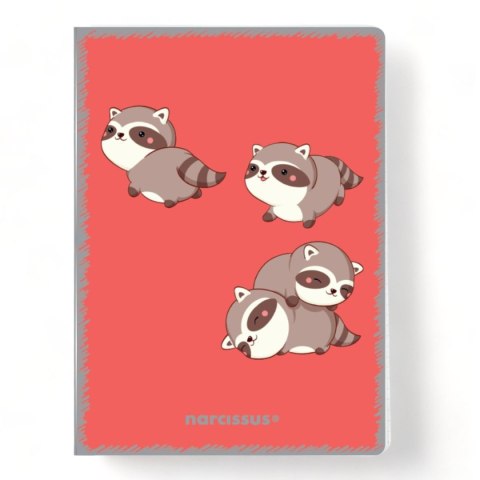 Zeszyt A5 PP Kawaii 60k. krata Narcissus