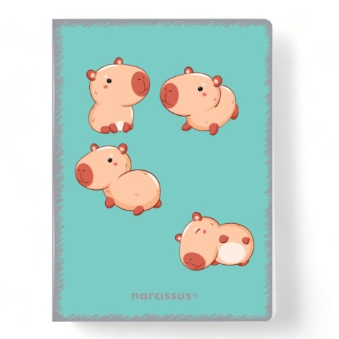 Zeszyt A5 PP Kawaii 60k. krata Narcissus