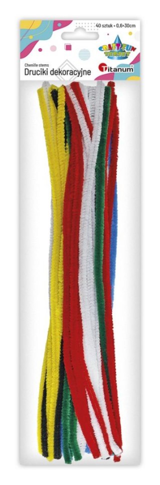 Drucik Craft-Fun Series kreatywny kolor: mix 300mm 40 szt Titanum