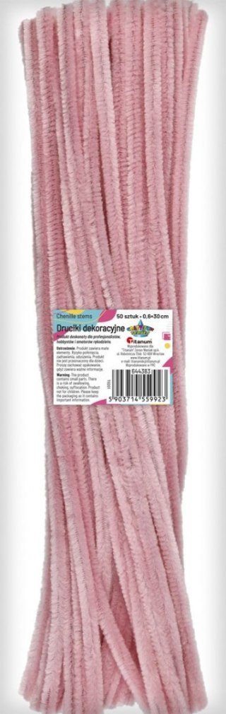 Drucik Craft-Fun Series kreatywny kolor: różowy 300mm 50 szt Titanum (T0201)