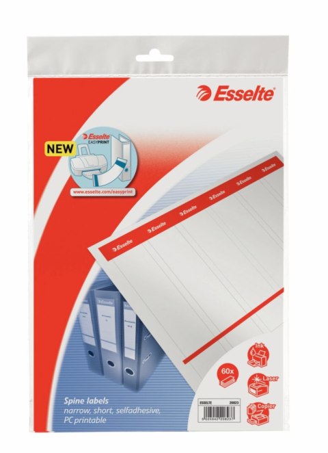 Etykiety opisowe do segregatora samoprzylepne biały [mm:] 36x192 Esselte (20823)