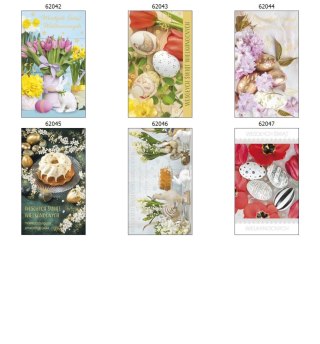 Kartka składana A6 Wielkanoc Pol-Mak (LOBK_WLSW)