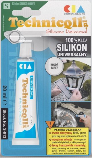 Klej w tubie silikon 20ml Technicqll (S-013)