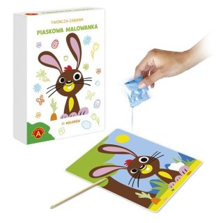 Książeczka edukacyjna zajączek wielkanocny paskowe malowanki Alexander