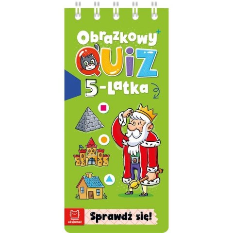 Książka dla dzieci Obrazkowy quiz 5-latka. Sprawdź się! Aksjomat