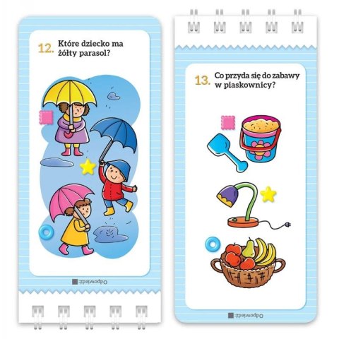 Książka dla dzieci Quiz 3-latka. 76 zadań obrazkowych Aksjomat