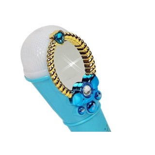 Mikrofon zabawkowy Magiczne lustro z mikrofonem niebieskie USB Lean (7816)