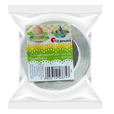 Naklejka (nalepka) Craft-Fun Series Naklejki na rolce, motywy wielkanocne Titanum (set2)