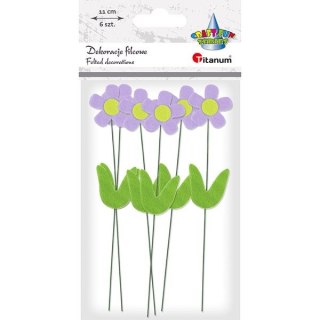 Ozdoba filcowa Craft-Fun Series Titanum (BJ25091119 Purple)