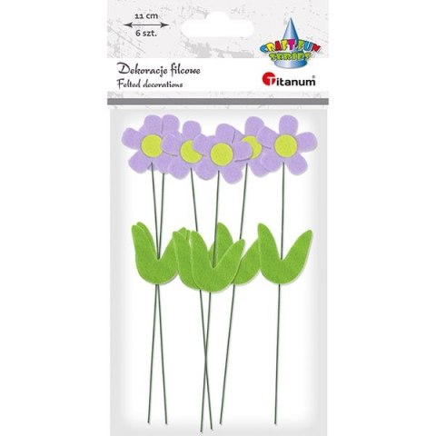 Ozdoba filcowa Craft-Fun Series Titanum (BJ25091119 Purple)