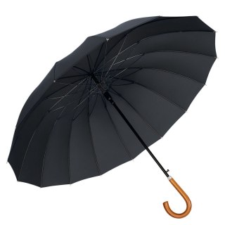 Parasol Automatyczny Pokrowiec Na Ramię 24-Żeberkowy Czarny 115 cm Lean (27702)