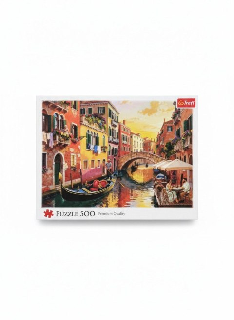 Puzzle Wenecja o zachodzie słońca 500 el. Trefl (37556)