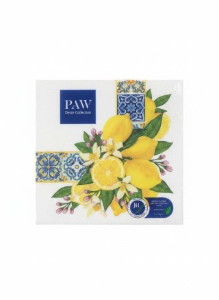 Serwetki Lunch Mediterranean Frame mix bibuła [mm:] 330x330 Paw (SDL148200)