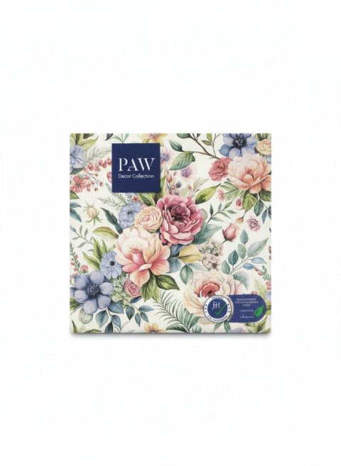 Serwetki Lunch mix nadruk bibuła [mm:] 330x330 Paw (SDL152700)