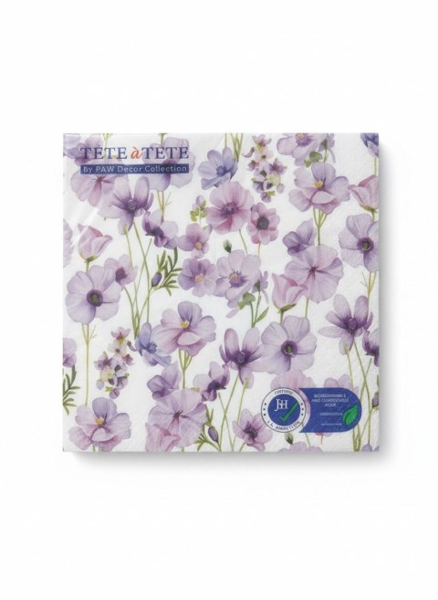 Serwetki TaT Wild violet mix papier [mm:] 330x330 Paw (TL128700)