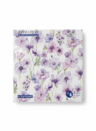 Serwetki mix papier [mm:] 380x400 Paw (PUND128700)