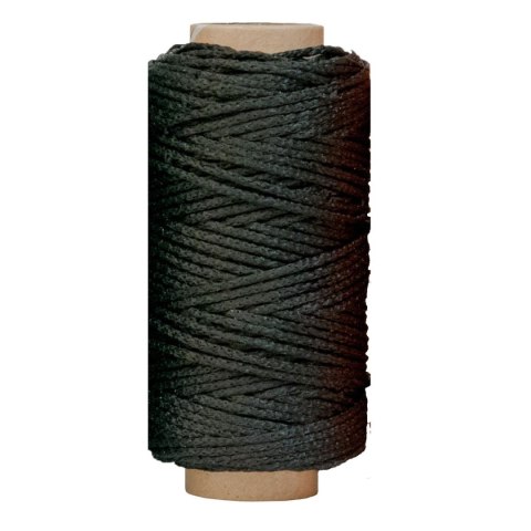 Sznurek ozdobny, czarny 50 mb, 10 dag 100g 50m Tierra