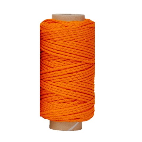 Sznurek ozdobny, pomarańczowy 50 mb, 10 dag 100g 50m Tierra