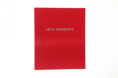 Teczka do akt osobowych A4 bordowy karton pokryty folią VauPe (030/18)