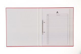 Teczka do akt osobowych A4 bordowy karton pokryty folią VauPe (030/18)