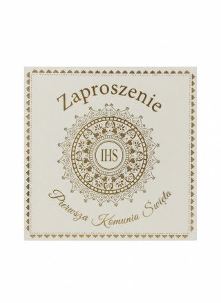 Zaproszenie KW Komunia Hostia Biała Henry (5908451982355)