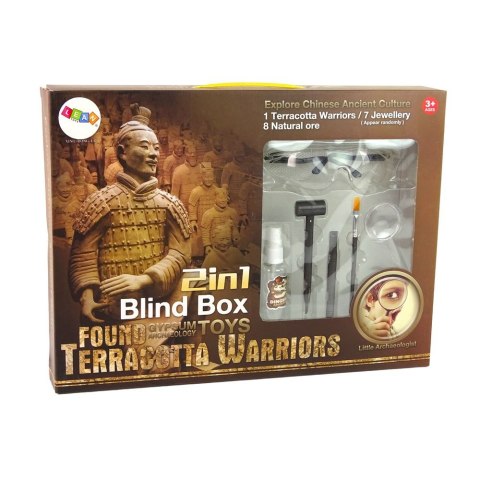 Zestaw kreatywny dla dzieci Archeologiczny 2w1 Różne Kryształy Skarby Lean (13006)