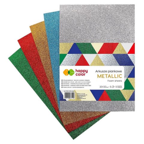 Arkusz piankowy kolor: mix 5 ark. Happy Color (HA 7131 2030-MIX)