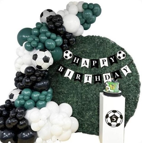 Balon gumowy zestaw balonów 78 elementów piłka nożna mix Antella