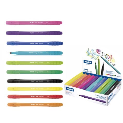 Cienkopis Sway wkład (różne) 0,4mm 10kol. Milan (6180480)