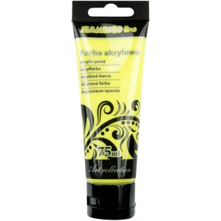 Farba akrylowa kolor: cytrynowy 75ml Flamingo Line (003)