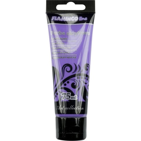 Farba akrylowa kolor: fioletowy 75ml Flamingo Line (040)