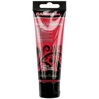 Farba akrylowa kolor: karminowy 75ml Flamingo Line (032)