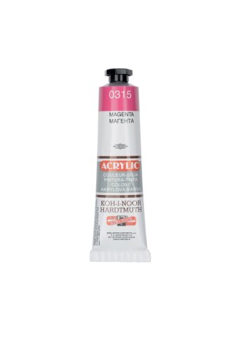 Farba akrylowa kolor: magenta 40ml Koh-I-Noor