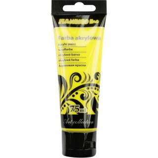 Farba akrylowa kolor: żółty 75ml Flamingo Line (004)