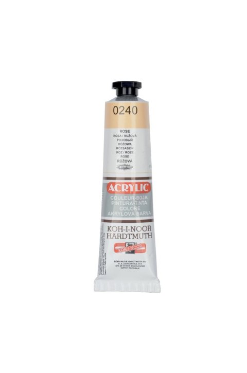 Farba akrylowa róż kolor: różowy 40ml Koh-I-Noor (162729)