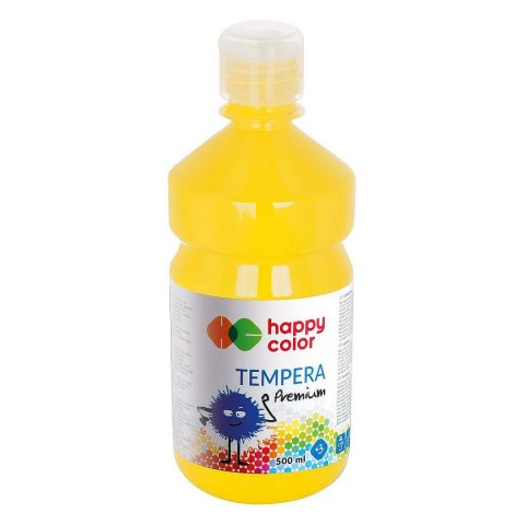 Farba tempera kolor: żółty 500ml 1 kolor. Happy Color (3310)