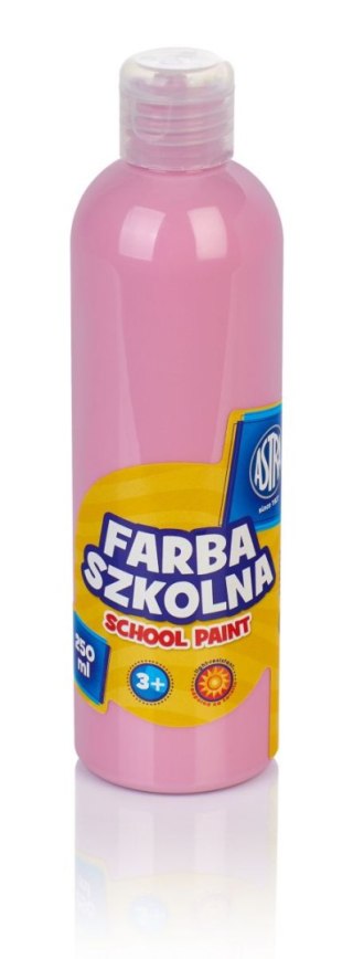 Farby plakatowe szkolne kolor: różowy jasny 250ml 1 kolor. Astra