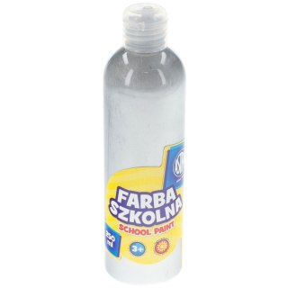 Farby plakatowe szkolne kolor: srebrny 250ml 1 kolor. Astra