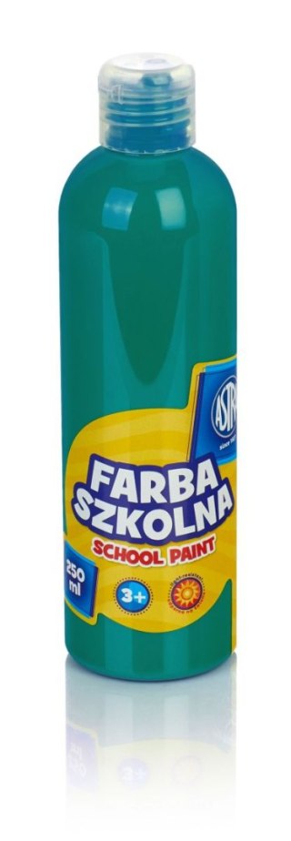 Farby plakatowe szkolne kolor: szmaragdowy 250ml 1 kolor. Astra