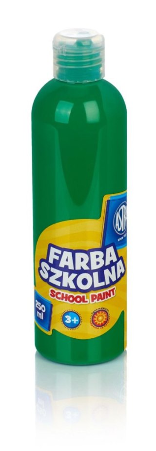 Farby plakatowe szkolne kolor: zielony 250ml 1 kolor. Astra