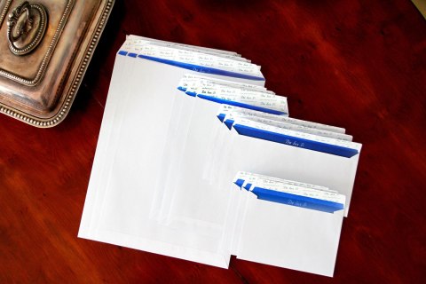 Koperta DL Delux HK biała [mm:] 110x220 A&G Koperty (5930) 1000 sztuk