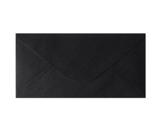 Koperta DL pearl czarny czarna Galeria Papieru (280177) 10 sztuk