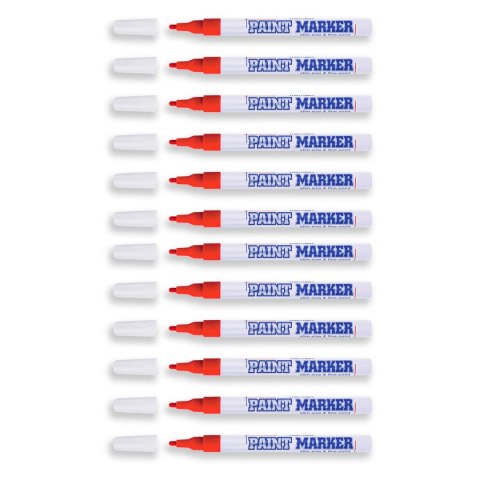 Marker olejowy wkład czerwony 2,0mm okrągła końcówka Munhwa (207862)