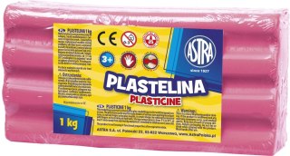 Plastelina 1 kol. różowa jasna 1000g Astra (303111007)