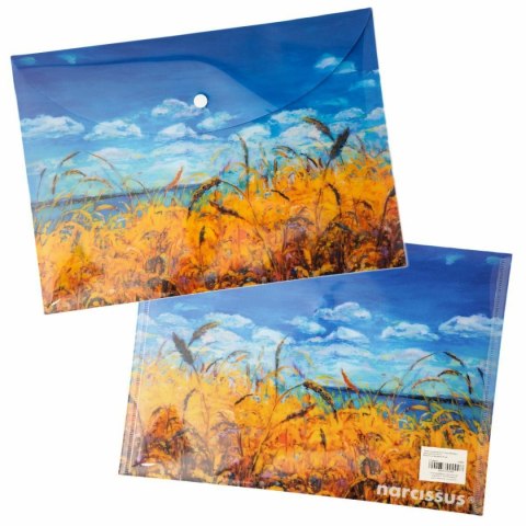 Teczka plastikowa na zatrzask Niebo Vista A4 mix 28 mic. Narcissus